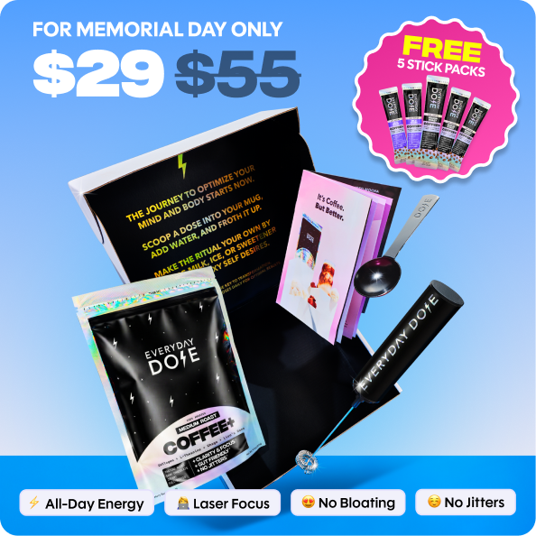 Coffee+ Medium Roast Starter Kit (30 Servings) - Daily Pick